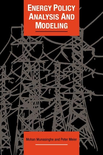 Produktbild: Energy Policy Analysis and Modelling