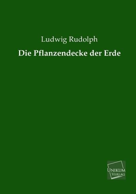 Produktbild: Rudolph, L: Pflanzendecke der Erde