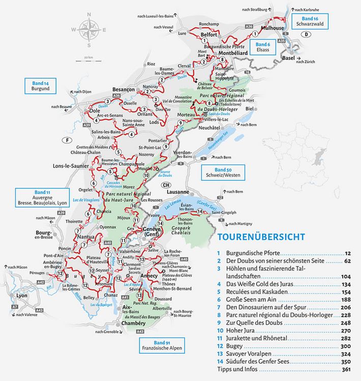 Produktbild: Entdeckertouren mit dem Wohnmobil Franz&ouml;sischer Jura