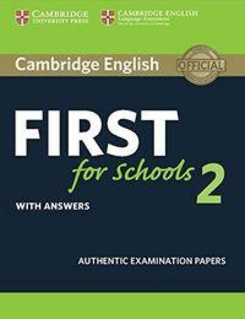 Produktbild: Cambridge English First for Schools 2 Student's Book with Answers