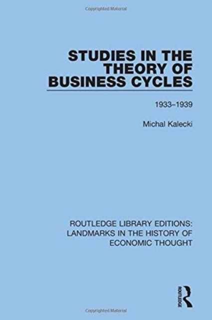 Produktbild: Kalecki, M: Studies in the Theory of Business Cycles