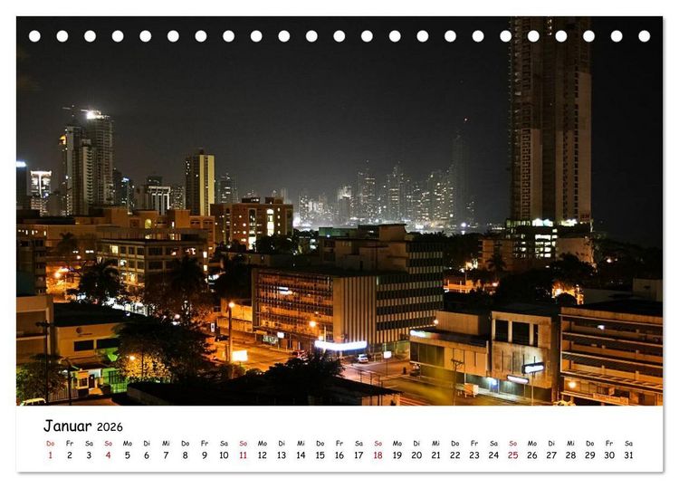 Produktbild: Panama - Finanzwelt und Naturparadies (Tischkalender 2026 DIN A5 quer), CALVENDO Monatskalender