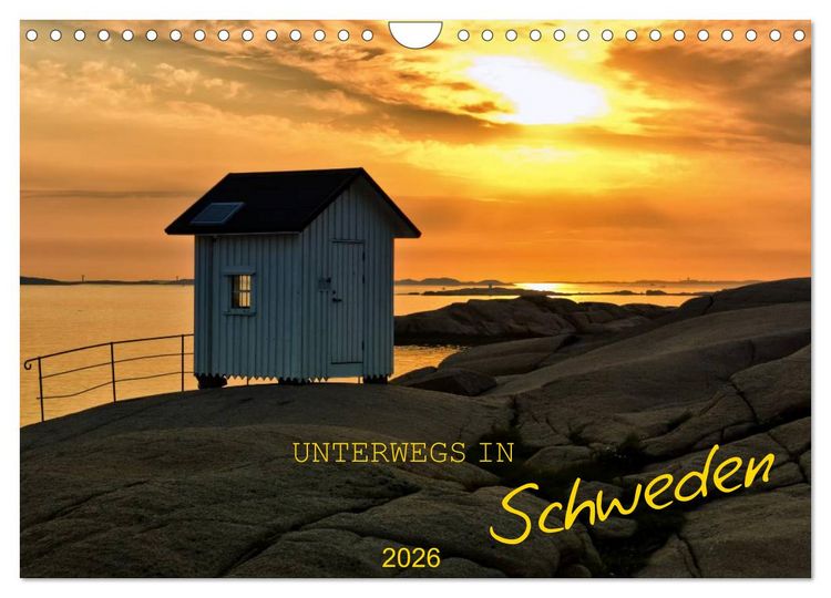 Produktbild: Unterwegs in Schweden (Wandkalender 2026 DIN A4 quer), CALVENDO Monatskalender