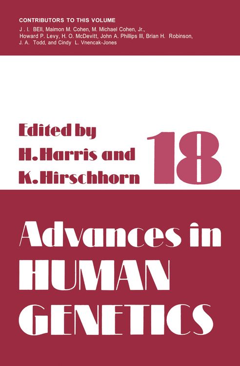 Produktbild: Advances in Human Genetics