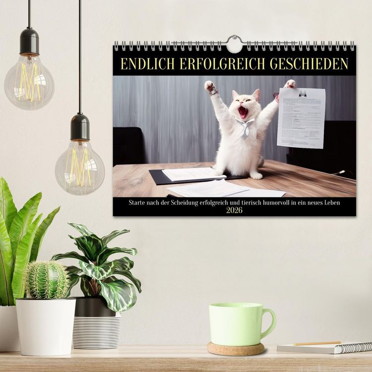 Produktbild: Endlich erfolgreich geschieden (Wandkalender 2026 DIN A4 quer), CALVENDO Monatskalender