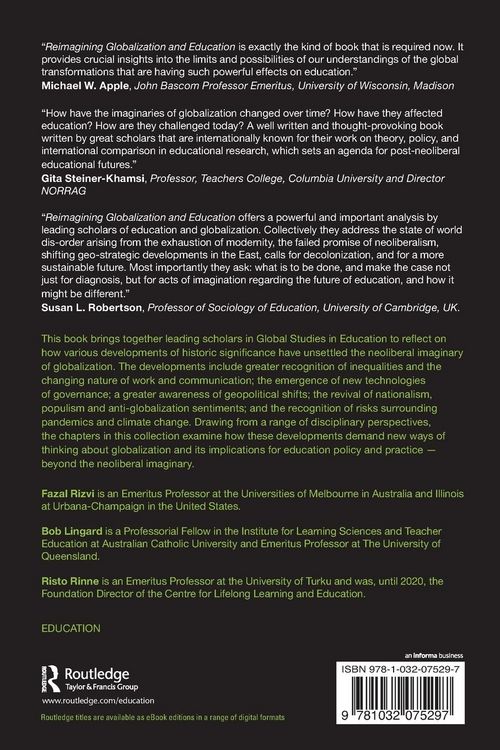 Produktbild: Reimagining Globalization and Education