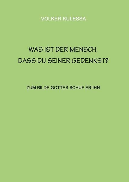 Produktbild: Was ist der Mensch, dass du seiner gedenkst?