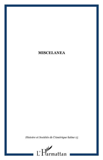 Produktbild: Miscelanea