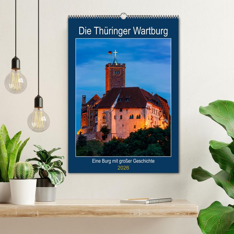 Produktbild: Die Th&uuml;ringer Wartburg (Wandkalender 2026 DIN A2 hoch), CALVENDO Monatskalender