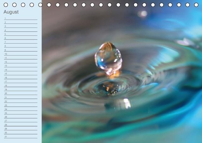 Produktbild: Geburtstagskalender "Wasser-Spiele" (Tischkalender immerw&auml;hrend DIN A5 quer)