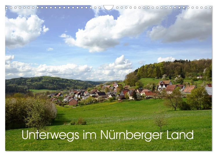Produktbild: Unterwegs im N&uuml;rnberger Land (Wandkalender 2026 DIN A3 quer), CALVENDO Monatskalender