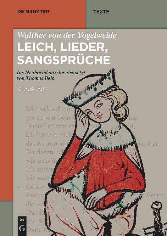 Produktbild: Walther von der Vogelweide: Leich, Lieder, Sangspr&uuml;che