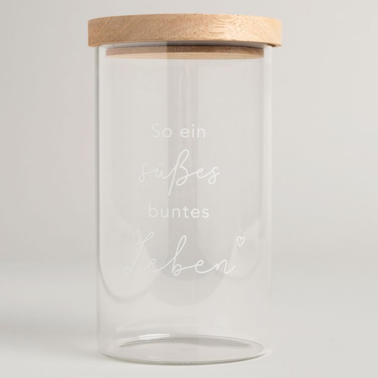 Produktbild: Vorratsglas S&uuml;&szlig;es Leben 19cm