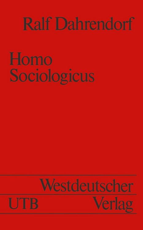 Produktbild: Homo Sociologicus