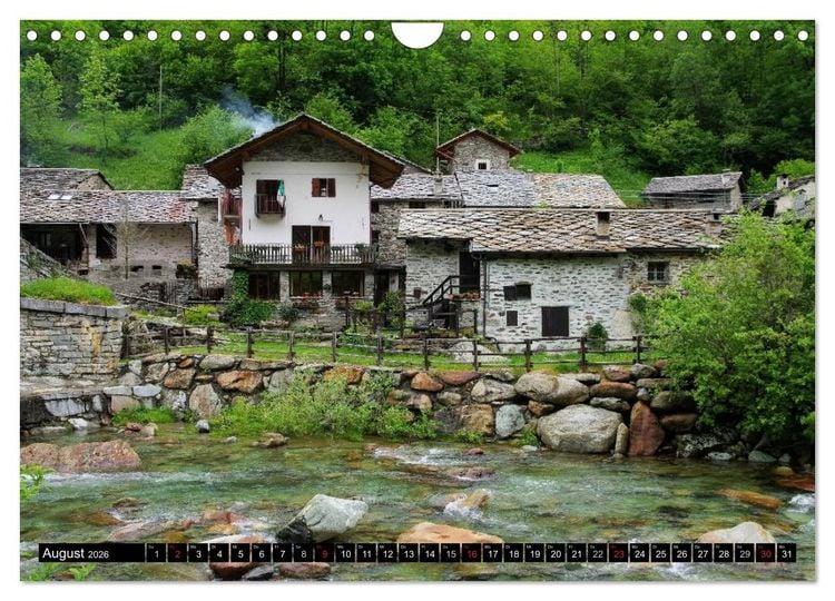Produktbild: Piemont (Wandkalender 2026 DIN A4 quer), CALVENDO Monatskalender