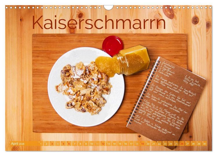 Produktbild: Einfache vegane Rezepte (Wandkalender 2026 DIN A3 quer), CALVENDO Monatskalender