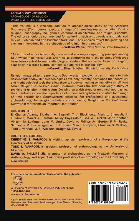 Produktbild: Religion in the Prehispanic Southwest