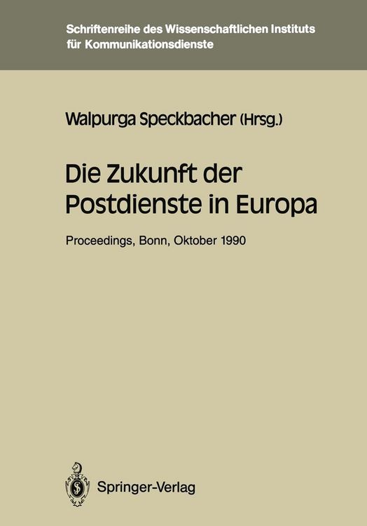 Produktbild: Die Zukunft der Postdienste in Europa