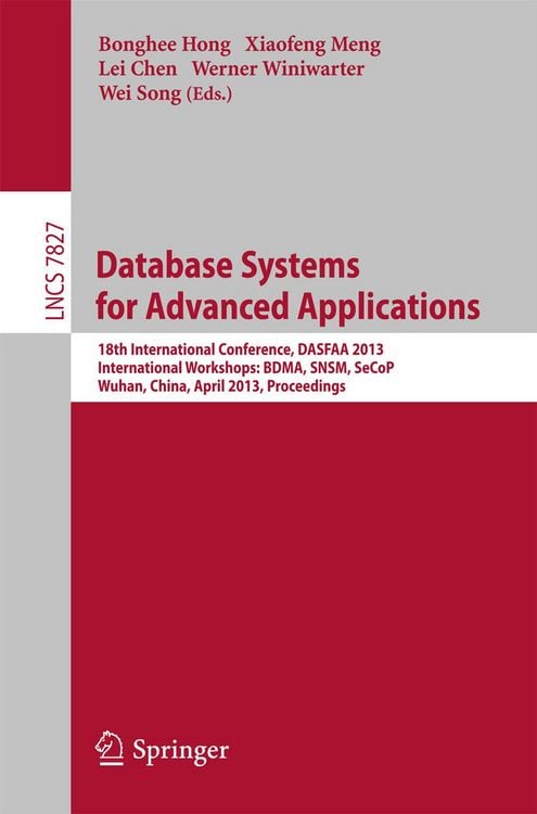 Produktbild: Database Systems for Advanced Applications