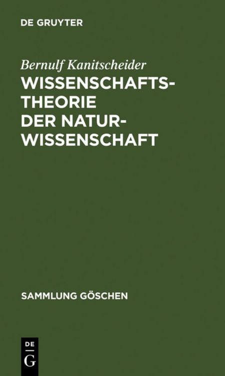 Produktbild: Wissenschaftstheorie der Naturwissenschaft