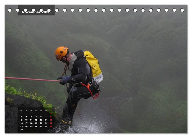 Produktbild: Abenteuer Canyoning (Tischkalender 2026 DIN A5 quer), CALVENDO Monatskalender
