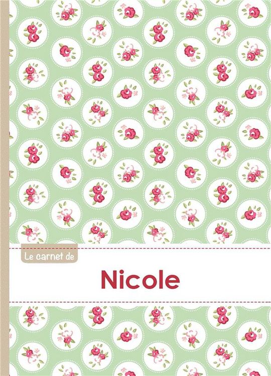 Produktbild: Carnet nicole lignes,96p,a5