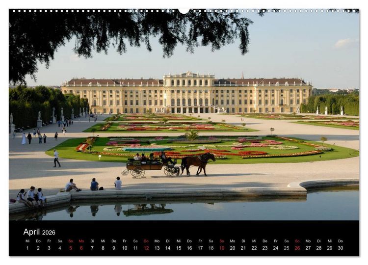 Produktbild: Wien (hochwertiger Premium Wandkalender 2026 DIN A2 quer), Kunstdruck in Hochglanz