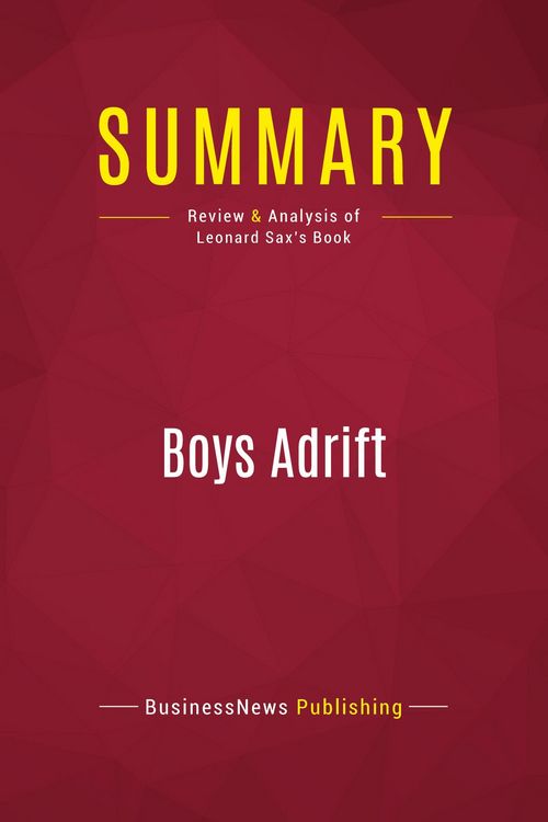 Produktbild: Summary: Boys Adrift