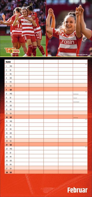 Produktbild: 1. FC Union Berlin Familienplaner 2027