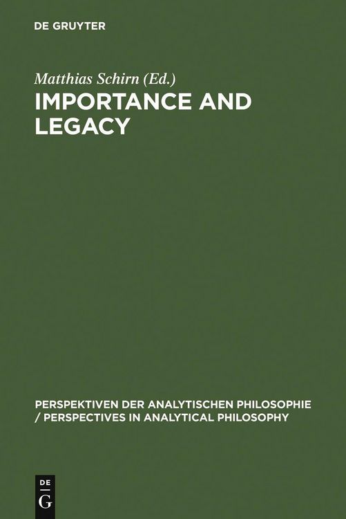 Produktbild: Importance and Legacy