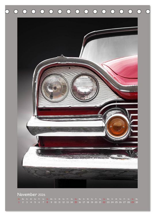 Produktbild: US Klassiker 1956 bis 1966 (Tischkalender 2026 DIN A5 hoch), CALVENDO Monatskalender