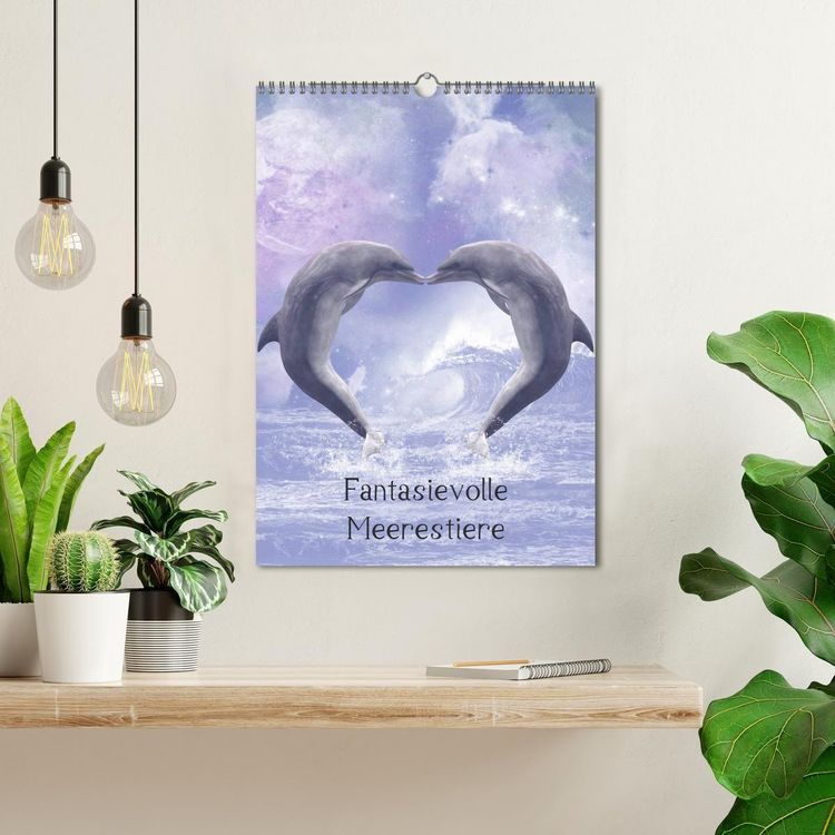 Produktbild: Fantasievolle Meerestiere (Wandkalender 2027 DIN A3 hoch), CALVENDO Monatskalender