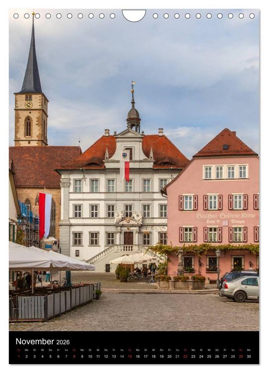 Produktbild: Iphofen - Wein und Kultur (Wandkalender 2026 DIN A4 hoch), CALVENDO Monatskalender