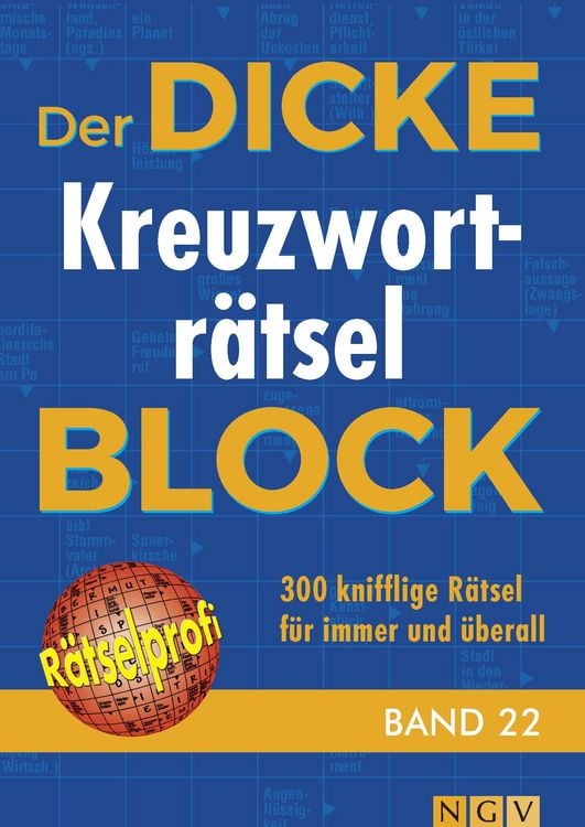 Produktbild: Der dicke Kreuzwortr&auml;tsel-Block Band 22