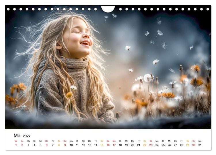 Produktbild: Kinder. Landkinder - Lebendig. Frei. Gl&uuml;cklich. (Wandkalender 2027 DIN A4 quer), CALVENDO Monatskalender