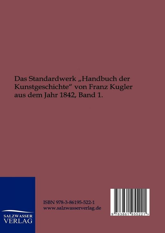 Produktbild: Handbuch der Kunstgeschichte