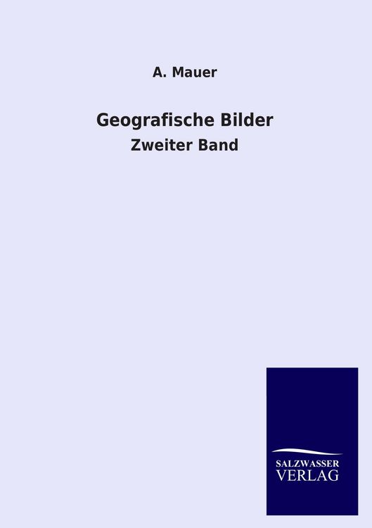 Produktbild: Geografische Bilder