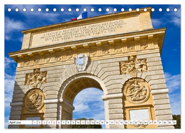 Produktbild: S&uuml;dwestfrankreich - St&auml;dte, Landschaften und Meer (Tischkalender 2026 DIN A5 quer), CALVENDO Monatskalender