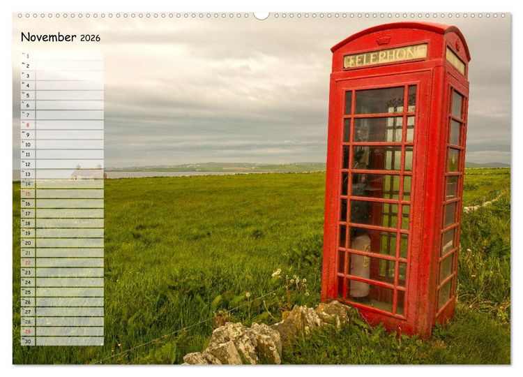 Produktbild: The Mainland Orkney - Schottlands Inseln (hochwertiger Premium Wandkalender 2026 DIN A2 quer), Kunstdruck in Hochglanz