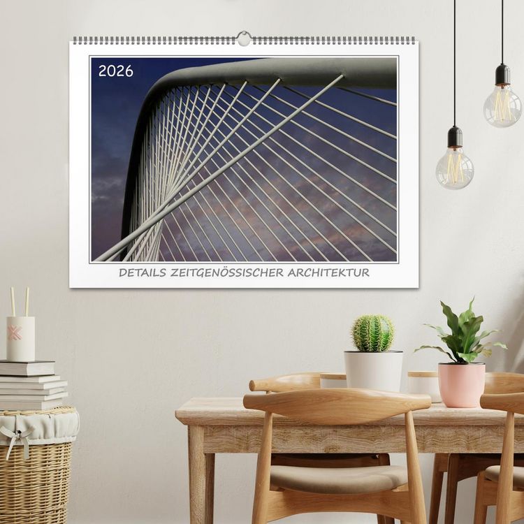 Produktbild: Details zeitgen&ouml;ssischer Architektur (Wandkalender 2026 DIN A2 quer), CALVENDO Monatskalender