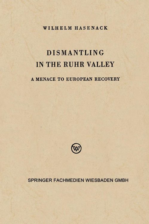 Produktbild: Dismantling in the Ruhr Valley