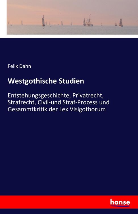 Produktbild: Westgothische Studien