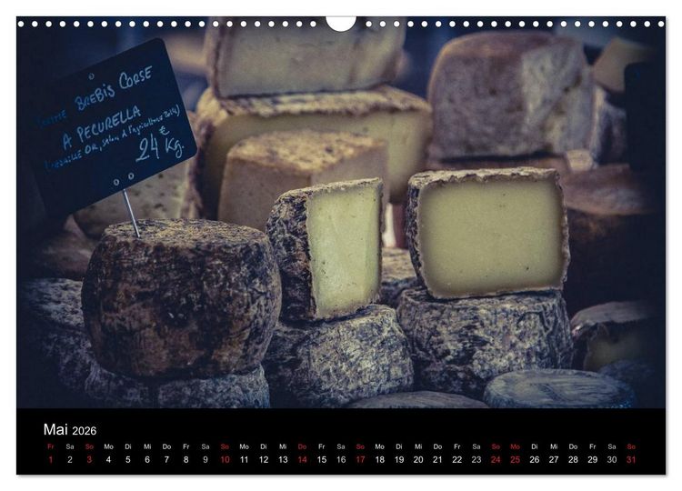Produktbild: Erlebnis der Sinne - Franz&ouml;sischer Markt auf Korsika (Wandkalender 2026 DIN A3 quer), CALVENDO Monatskalender