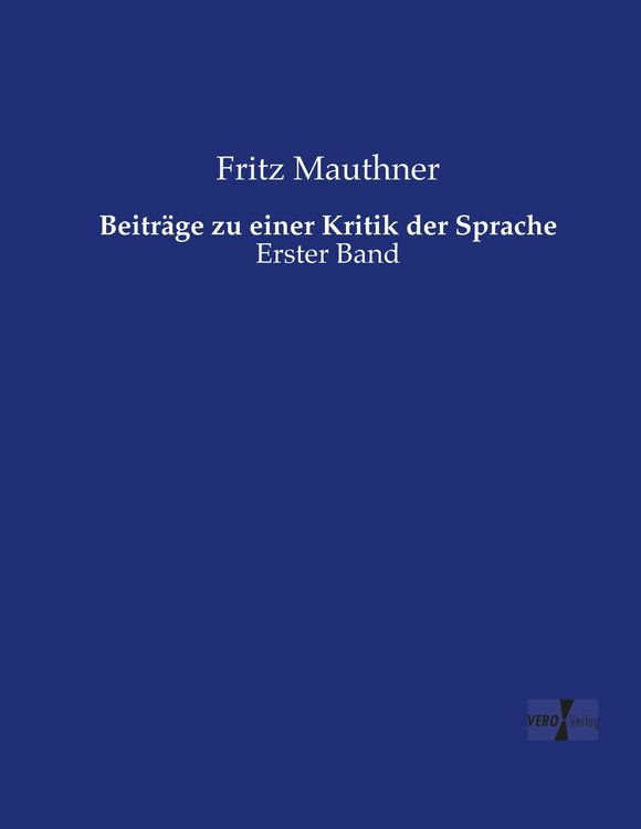 Produktbild: Beitr&auml;ge zu einer Kritik der Sprache