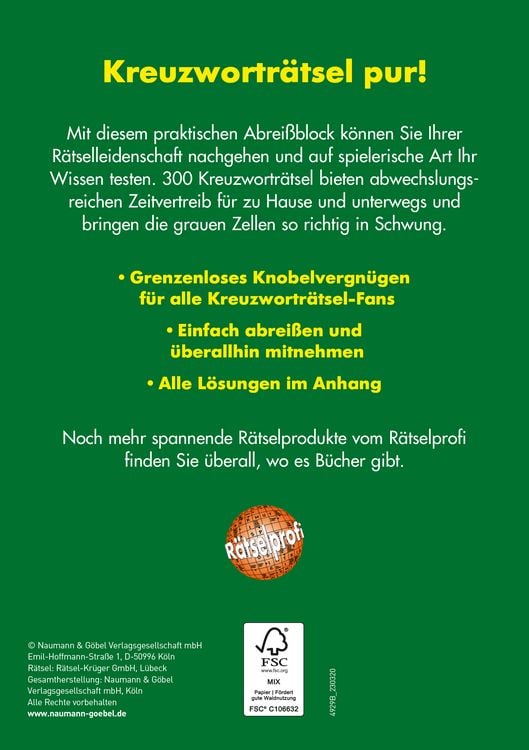 Produktbild: Der dicke Kreuzwortr&auml;tsel-Block Band 31