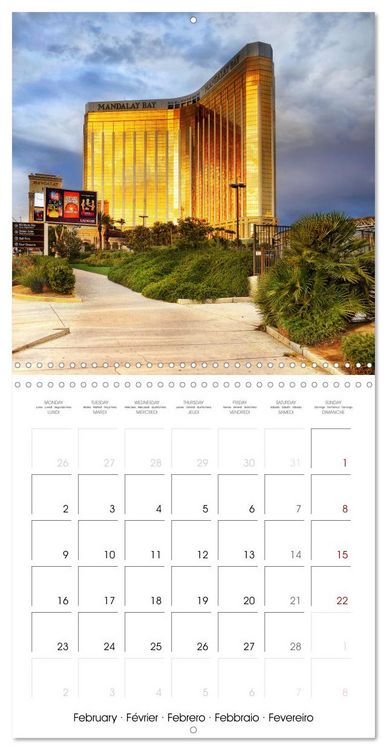 Produktbild: Las Vegas, Iconic City of Dreams (Wall Calendar 2026 12 &times; 12 Inch) CALVENDO 12 Month Wall Calendar