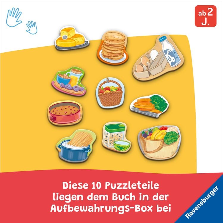 Produktbild: Mein gro&szlig;es Puzzle-Spielbuch - Das essen wir heute