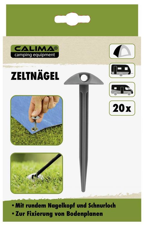 Produktbild: Calima 46022 Zelthering 87mm x 30mm x 30m 1St.