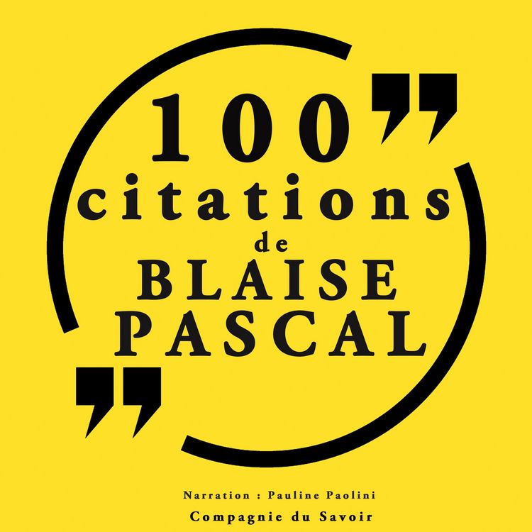 Produktbild: 100 citations Blaise Pascal