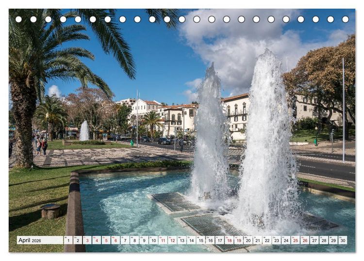 Produktbild: Madeira - Funchal (Tischkalender 2026 DIN A5 quer), CALVENDO Monatskalender